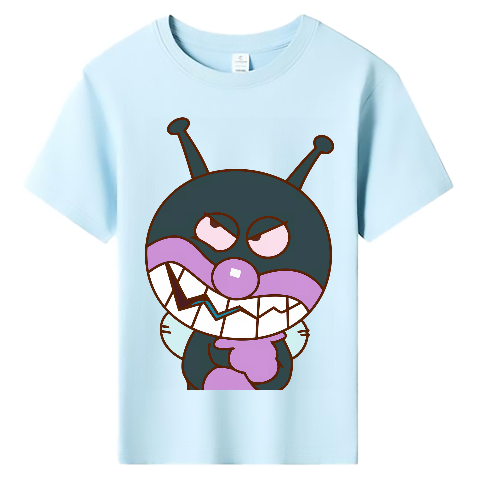 （画像用） アンパンマン Anpanman 綿100％キッズTシャツ（フロントプリント）